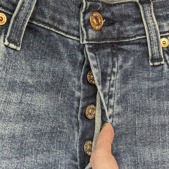 Left hand button fly 7fam - Josefina Ankle Jean - sz.27 - Picture 8 of 16